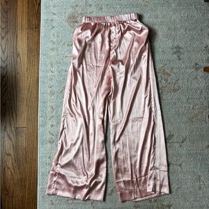 Daily Drills Pink Satin Pants